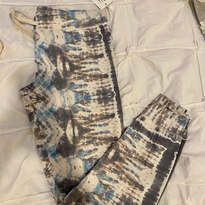 NWT PJ Salvage tie dye jogger sweatpants